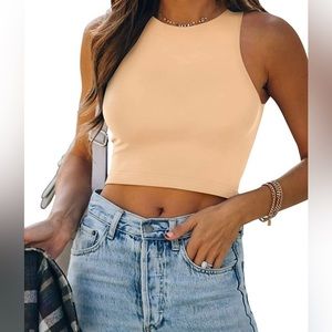 Women’s Sexy Sleeveless Crop Top NWOT